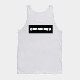 Genealogy Tank Top